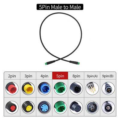 E-dviračio kabelis, skirtas Bafang / 8FUN variklių rinkiniams Pavarų jutiklio USB programavimas Hidraulinių stabdžių jutiklio ekrano laikiklis 5PIN stabdžių 3 kontaktų 1T4