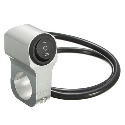 7/8 '' 22 cm hliníkový spínač svetlometov na riadidlá motocykla, trojpolohový vodotesný spínač 12V hmlových reflektorov, retro spínač