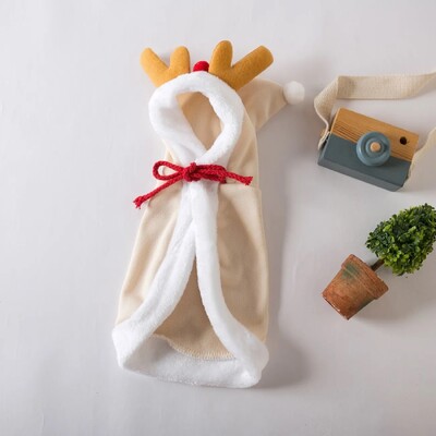 Ziemassvētki Kaķi Apmetņi Suņu apmetņi Ziemas silti Suņi Apmetņi Ziemassvētku vecīša tērps Kaķis Ziemassvētku kostīms Svētku kostīms Mājdzīvnieku apģērbi Smieklīgi aksesuāri Dekors