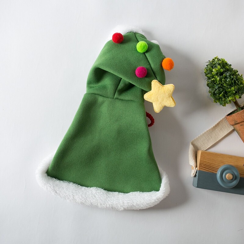 Ziemassvētki Kaķi Apmetņi Suņu apmetņi Ziemas silti Suņi Apmetņi Ziemassvētku vecīša tērps Kaķis Ziemassvētku kostīms Svētku kostīms Mājdzīvnieku apģērbi Smieklīgi aksesuāri Dekors