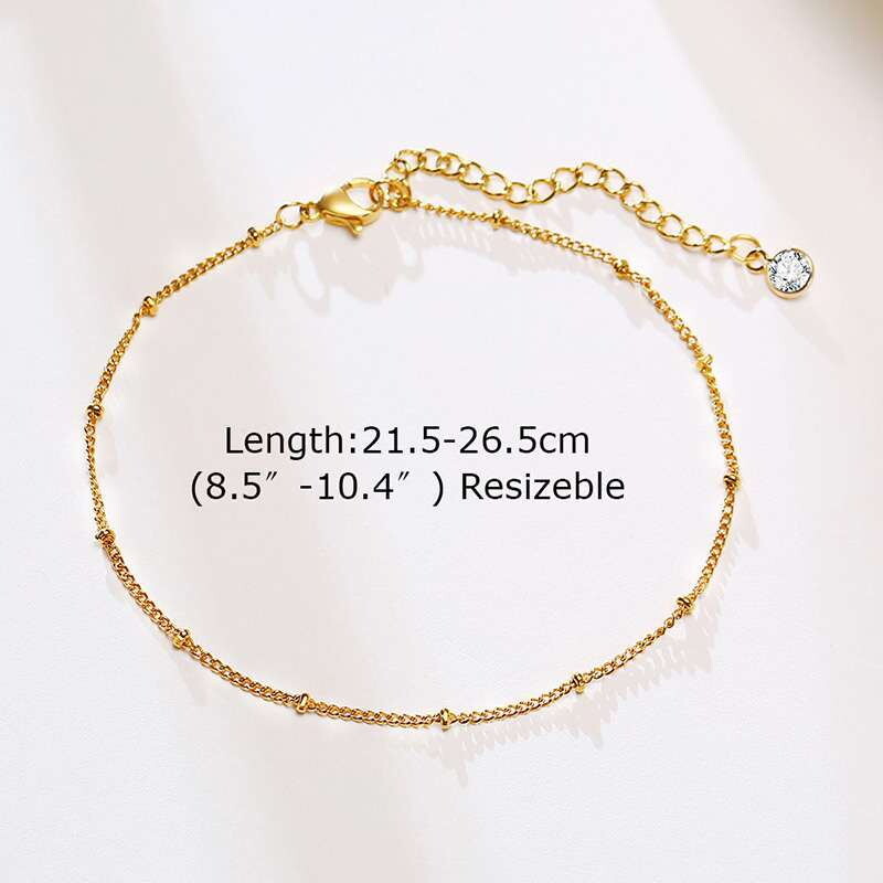 Vyriškos kulkšnies atramos, paauksuotos grandinės vyriškos kulkšnies atramos, vyriškos nerūdijančio plieno kojos, madinga kubietiška lyno jungtis su pailginta grandine