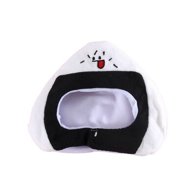 Kūrybingas japoniško stiliaus Taiyaki galvos apdangalas Minkštas animacinis kačių galvos apdangalas Patogi kalėdinė kepurė augintiniui