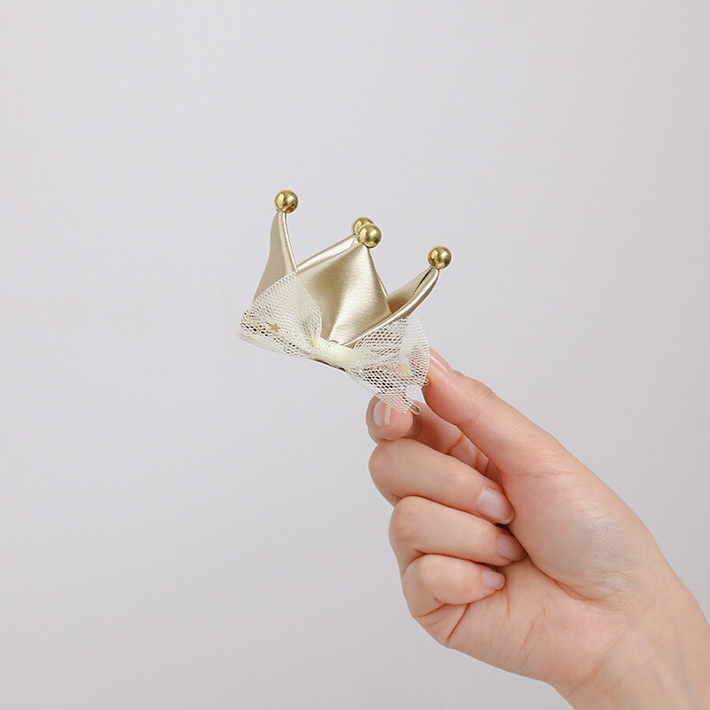 Mieli nėriniai princesė karūna katė augintinio plaukų segtukas Vestuvių gimtadienio vakarėlio fotografija Dekoracija Naminių gyvūnėlių reikmenys Dovana kačiukui šuniukui