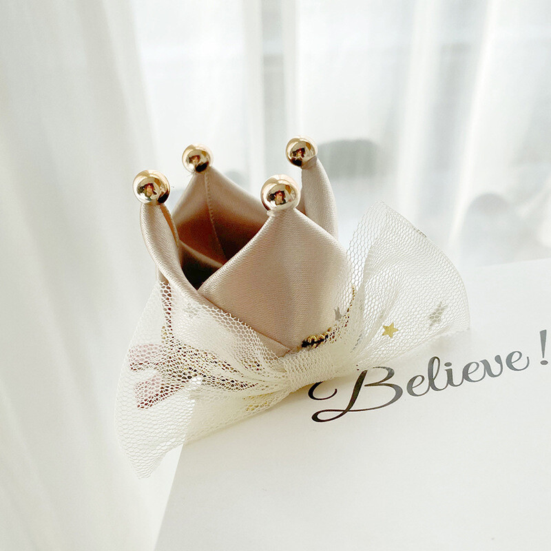 Mieli nėriniai princesė karūna katė augintinio plaukų segtukas Vestuvių gimtadienio vakarėlio fotografija Dekoracija Naminių gyvūnėlių reikmenys Dovana kačiukui šuniukui