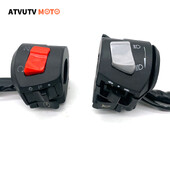 Ručka motocikla od 22 mm Lijevi desni Prekidači Žmigavac za trubu Prednje svjetlo Električni prekidač za upravljanje upravljačem