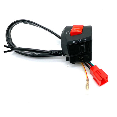 Ručka motocikla od 22 mm Lijevi desni Prekidači Žmigavac za trubu Prednje svjetlo Električni prekidač za upravljanje upravljačem