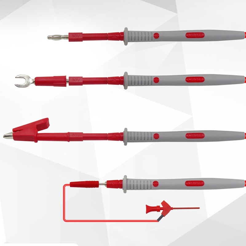 P1503D multimetro zondai Keičiamos adatos Bandymo laidų rinkiniai Skaitmeninio multimetro zondai Kabelio jutiklis Multimetro laidų antgaliams