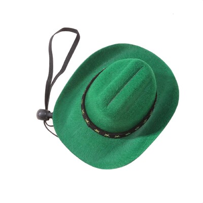 Šunų ir kačių drabužiai Kaubojiško stiliaus žvaigždės kepurė su smakro dirželiu