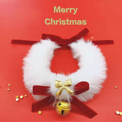 Mieli šilti naminio šuns karoliai katės kalėdiniai lankeliai karoliai antkaklis šuniui antkrūtinys austi katės varpeliu Naujieji metai augintinio kaklo papuošalai naminių gyvūnėlių priedai