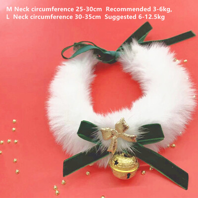 Mieli šilti naminio šuns karoliai katės kalėdiniai lankeliai karoliai antkaklis šuniui antkrūtinys austi katės varpeliu Naujieji metai augintinio kaklo papuošalai naminių gyvūnėlių priedai