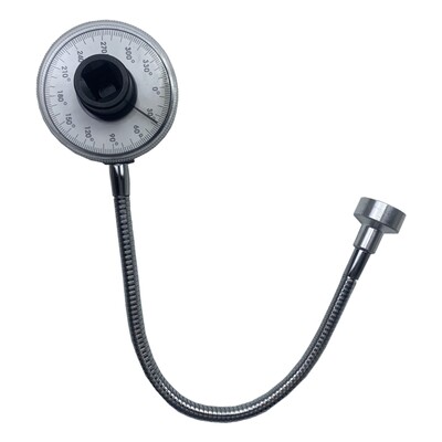 1/2 collas griezes momenta leņķa mērinstrumenti, 360 grādu regulējams 1/2 collas piedziņas griezes momenta mērītājs, 360 grādu rotācijas vērpes mērītājs D7YA