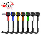 22 mm/0,87 collu universāls regulējams motocikla roku aizsargs Rokas aizsargs Vēja necaurlaidīgs sviras aizsargs aizsargs Modifikācijas pārnesumu sviras aizsargs