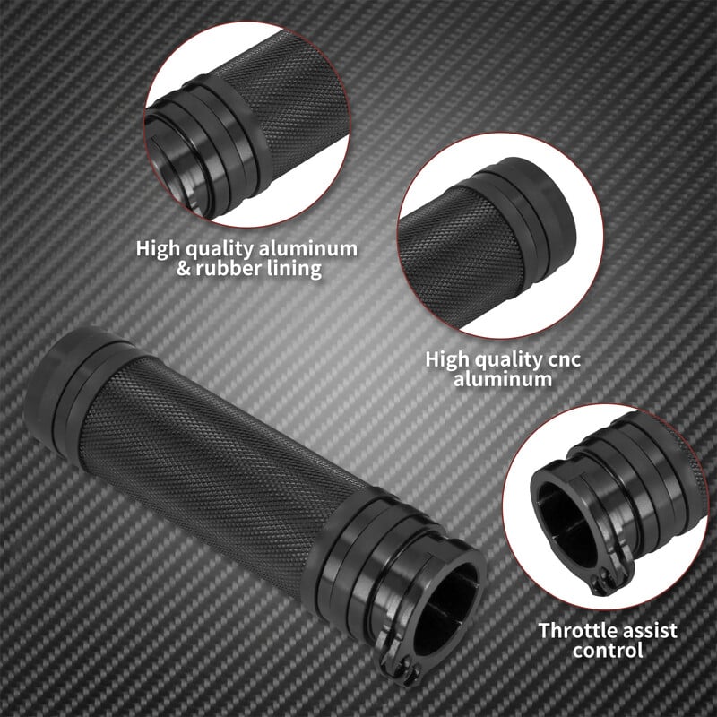 Motociklo 1 colio vairas 25 mm juodos rankenos CNC, skirtos Harley Dyna Sportster Touring Softail Fatboy Road King Low Rider Iron 883