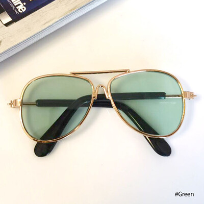 Šunų akiniai nuo saulės Kačių naminių gyvūnėlių gaminiai Puikūs vintažiniai apvalūs atspindžiai akių akiniai mažiems šunims, katėms, augintiniams Nuotraukos rekvizitai Priedai