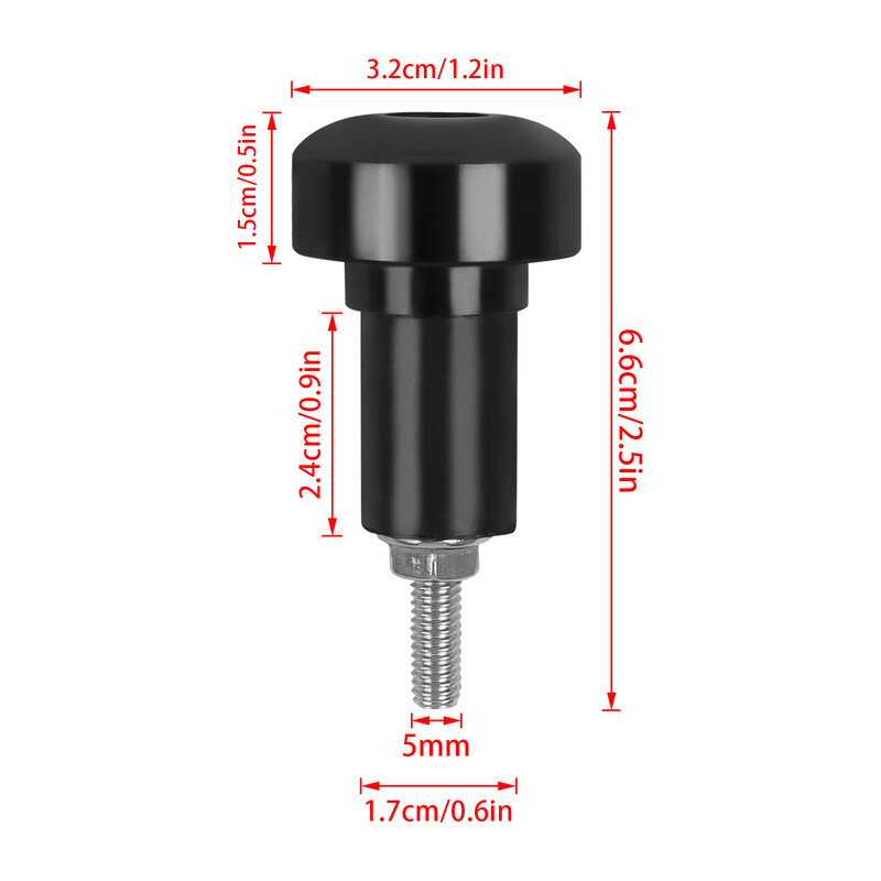 Skirta Yamaha YZF R1 R3 R6 R15 R25 R125 YZFR6 YZFR1 YZFR3 FZ1 FZ6 FZ6N FZ400 XJR R1M rankenos vairo rankenos galų dangtelio kaiščio slankiklis