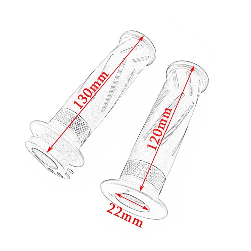 Motociklo rankenos rankenos 22 mm universalios Yamaha FZR400 YZF R1 R1M R1S R6 droselio rankenos guminės rankovės vairo strypo dalys