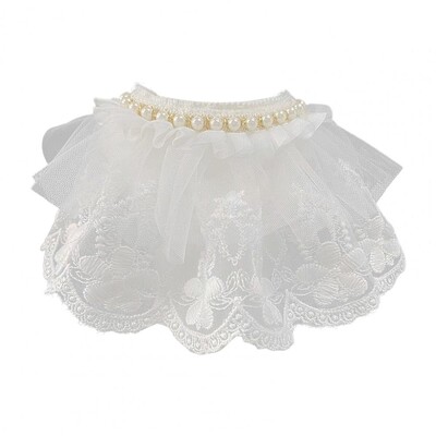 Котешки нашийник Нагръдник Изкуствена перла Декорация Регулируема вратовръзка Елегантен стил Колие за кучета Декоративни нашийници за домашни любимци Стоки за домашни любимци