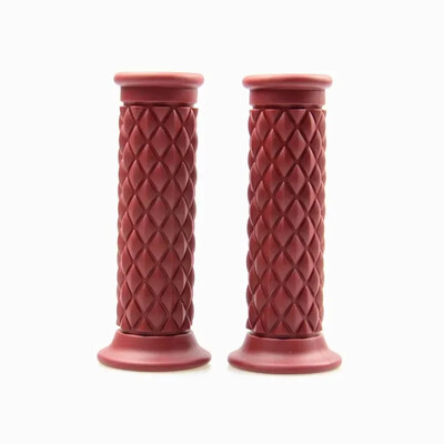 Mânere universale de 7/8" 22mm 24mm Retro pentru motociclete Mânere anti-alunecare din cauciuc pentru ghidon pentru motociclete, motociclete, motociclete