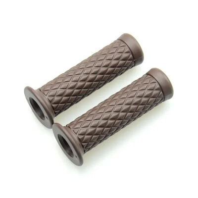 Mânere universale de 7/8" 22mm 24mm Retro pentru motociclete Mânere anti-alunecare din cauciuc pentru ghidon pentru motociclete, motociclete, motociclete