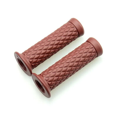 Mânere universale de 7/8" 22mm 24mm Retro pentru motociclete Mânere anti-alunecare din cauciuc pentru ghidon pentru motociclete, motociclete, motociclete