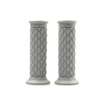 Mânere universale de 7/8" 22mm 24mm Retro pentru motociclete Mânere anti-alunecare din cauciuc pentru ghidon pentru motociclete, motociclete, motociclete