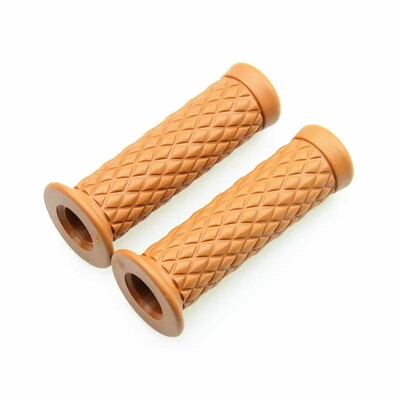 Mânere universale de 7/8" 22mm 24mm Retro pentru motociclete Mânere anti-alunecare din cauciuc pentru ghidon pentru motociclete, motociclete, motociclete