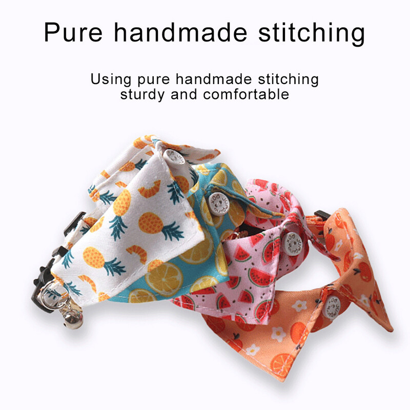 Katės antkaklis Reguliuojamas universalus Garfield Cat Priedai Persiko oda Aksominiai naminių gyvūnėlių aksesuarai Anti-residence sagtis