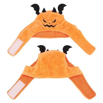 Νέο κατοικίδιο ζώο αποκριάτικο καπέλο Teddy Dress Up Bat Pumpkin Party Headwear Cat Cute Headgear Ghost Festival Party Pet Στολή για γάτες