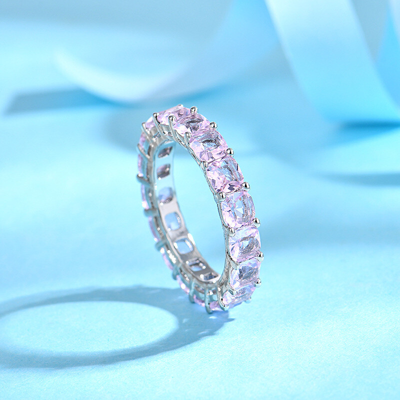 Novi proizvod u boji cirkonskog prstena za žene, niche, high-end, moderan i profinjen, prekogranična rasprodaja nakita