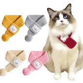 Naujųjų metų šventinis Sfinkso katės šalikas katėms Gotas Žiemos šiltas augintinio kaklo aksesuarai Garfield Siamo šunų šalikai talismanai Produktai
