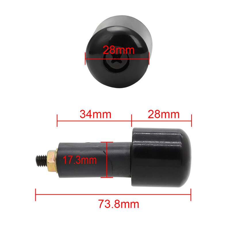 Universālie 7/8" 22 mm roktura gali, satvērēji, liela svara vibrāciju mazinoši roktura spraudņi priekš Suzuki Honda Ducati Yamaha Kawasaki BMW