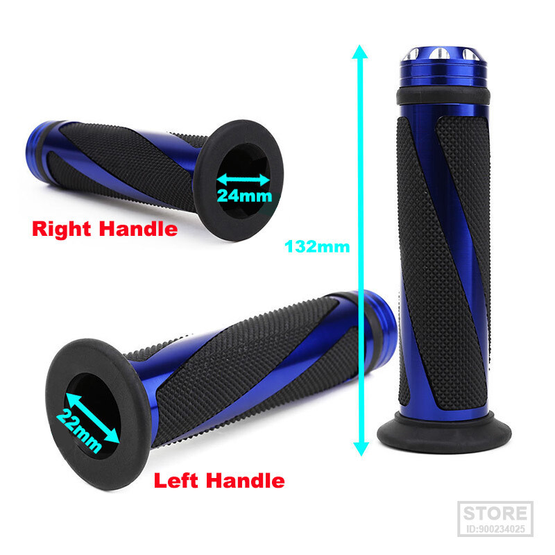 ITMTB motociklu rokturi alumīnija sakausējuma elektriskie skrejriteņi mopēdi Stūres rokturis gumijas velosipēda rokturis, droseles pārveidoti piederumi