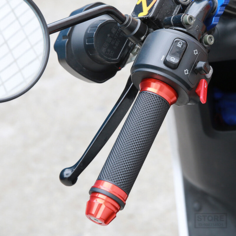 ITMTB motociklu rokturi alumīnija sakausējuma elektriskie skrejriteņi mopēdi Stūres rokturis gumijas velosipēda rokturis, droseles pārveidoti piederumi