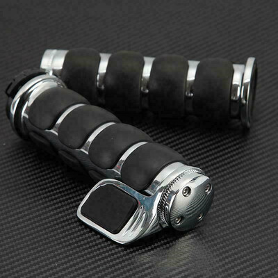 2 vnt 25 mm/22 mm 1 colio chromuotos vairo rankenos, skirtos Harley Touring Street Electra Road Glide motociklo vairo rankenoms