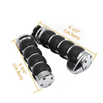 2 vnt 25 mm/22 mm 1 colio chromuotos vairo rankenos, skirtos Harley Touring Street Electra Road Glide motociklo vairo rankenoms