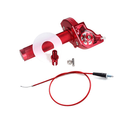 Universalus motociklas 7/8" 22 mm CNC aliuminio akceleratoriaus akceleratoriaus pasukamos rankenos droselio trosas, skirtas purvo duobės dviračio mopedo motorolerio keturračiui