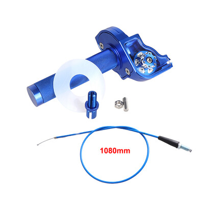 Universalus motociklas 7/8" 22 mm CNC aliuminio akceleratoriaus akceleratoriaus pasukamos rankenos droselio trosas, skirtas purvo duobės dviračio mopedo motorolerio keturračiui