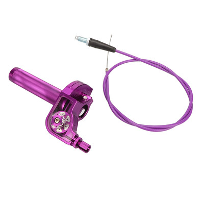 Universalus motociklas 7/8" 22 mm CNC aliuminio akceleratoriaus akceleratoriaus pasukamos rankenos droselio trosas, skirtas purvo duobės dviračio mopedo motorolerio keturračiui