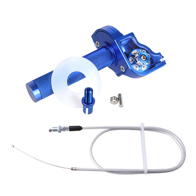 Universalus motociklas 7/8" 22 mm CNC aliuminio akceleratoriaus akceleratoriaus pasukamos rankenos droselio trosas, skirtas purvo duobės dviračio mopedo motorolerio keturračiui