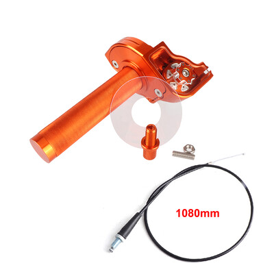 Universalus motociklas 7/8" 22 mm CNC aliuminio akceleratoriaus akceleratoriaus pasukamos rankenos droselio trosas, skirtas purvo duobės dviračio mopedo motorolerio keturračiui