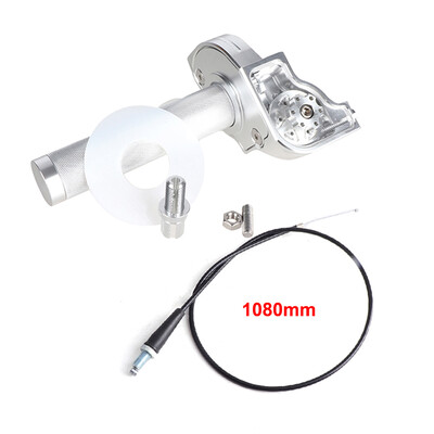 Universalus motociklas 7/8" 22 mm CNC aliuminio akceleratoriaus akceleratoriaus pasukamos rankenos droselio trosas, skirtas purvo duobės dviračio mopedo motorolerio keturračiui