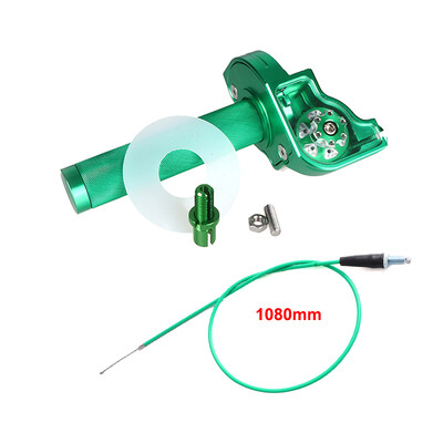 Universalus motociklas 7/8" 22 mm CNC aliuminio akceleratoriaus akceleratoriaus pasukamos rankenos droselio trosas, skirtas purvo duobės dviračio mopedo motorolerio keturračiui