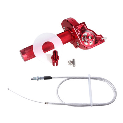 Universalus motociklas 7/8" 22 mm CNC aliuminio akceleratoriaus akceleratoriaus pasukamos rankenos droselio trosas, skirtas purvo duobės dviračio mopedo motorolerio keturračiui