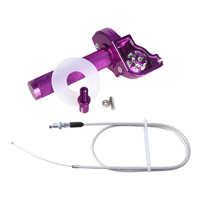 Universalus motociklas 7/8" 22 mm CNC aliuminio akceleratoriaus akceleratoriaus pasukamos rankenos droselio trosas, skirtas purvo duobės dviračio mopedo motorolerio keturračiui