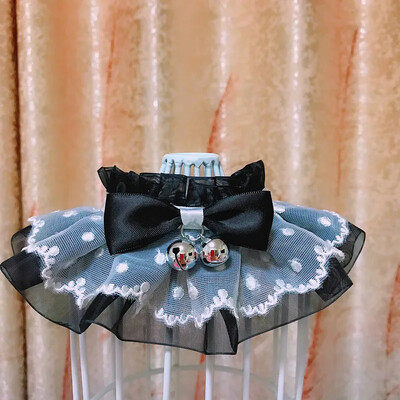 Mieli nėriniai šuns katės kaklaraištis apykaklė Šalikas naminiams gyvūnėliams Seilinukas Bandana Antkaklis šuniui karoliai Kaklaraištis peteliškė šunų vestuvių aksesuarai