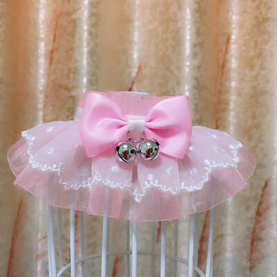 Mieli nėriniai šuns katės kaklaraištis apykaklė Šalikas naminiams gyvūnėliams Seilinukas Bandana Antkaklis šuniui karoliai Kaklaraištis peteliškė šunų vestuvių aksesuarai