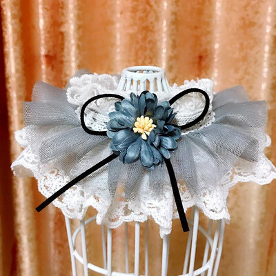 Mieli nėriniai šuns katės kaklaraištis apykaklė Šalikas naminiams gyvūnėliams Seilinukas Bandana Antkaklis šuniui karoliai Kaklaraištis peteliškė šunų vestuvių aksesuarai