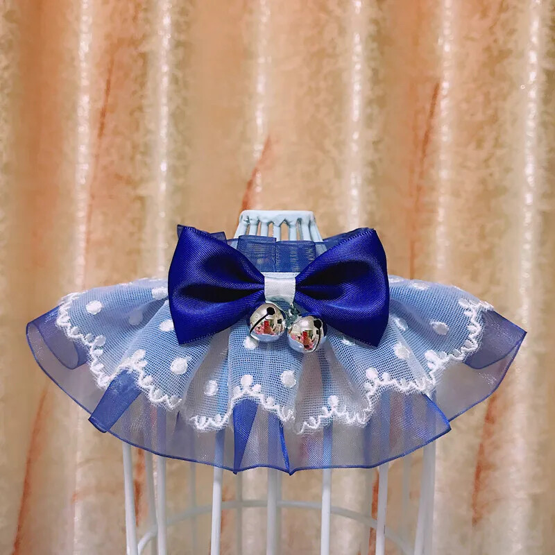 Mieli nėriniai šuns katės kaklaraištis apykaklė Šalikas naminiams gyvūnėliams Seilinukas Bandana Antkaklis šuniui karoliai Kaklaraištis peteliškė šunų vestuvių aksesuarai