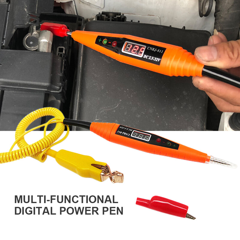 2,5–32 V elektrinis bandomasis pieštukas, indukcinis automatinis grandinės testeris Skaitmeninis grandinės detektorius Elektros grandinės detektoriaus tikrinimo įrankiai