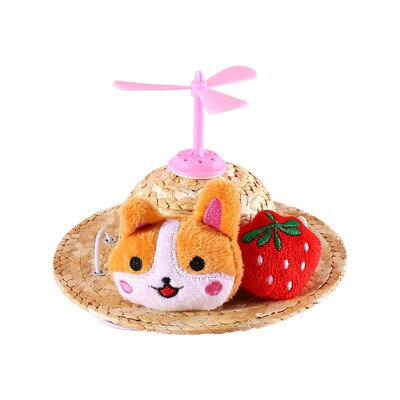 Šunų skrybėlės naminių gyvūnėlių dekoravimas mažiems ir vidutiniams dideliems šunims katėms kostiumams augintiniams Fotografijos reikmenys Mieli gerbėjai šunų kačių šiaudinė kepurė naminiams gyvūnėliams